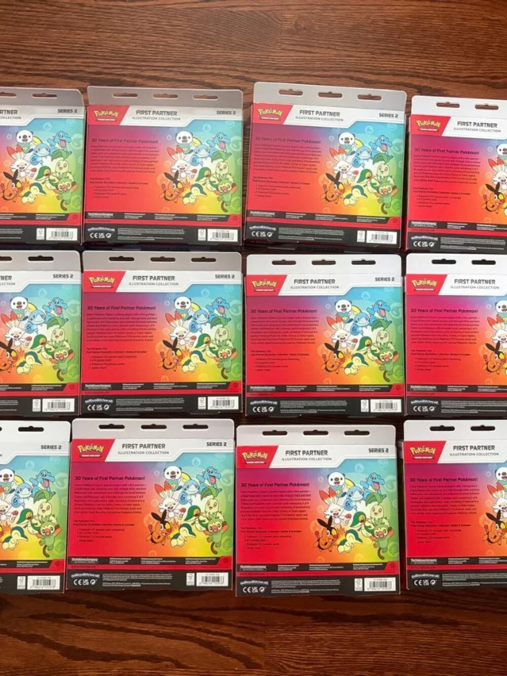 Pokemon Trading Cards First Partner Illustration Collection Series 2 Sealed 12x